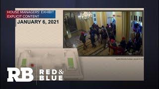 House impeachment managers show security video from inside the Capitol