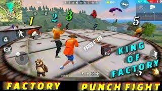 FREE FIRE FACTORY FIGHT BOOYAH 22 - FF FIST FIGHT ON FACTORY ROOF - GARENA FREE FIRE - FF FIST KING