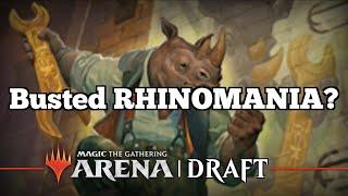 Busted RHINOMANIA? | New Capenna Draft | MTG Arena | Twitch Replay