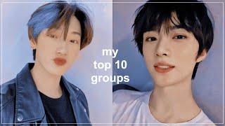 my top 10 groups