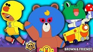 BRAWL STARS X LINE FRIENDS (New Skin Primo, Leon & Carl)