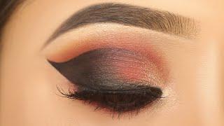 Black and Red Eye Makeup Tutorial || Simple and Easy Eye Makeup Tutorial || Shilpa