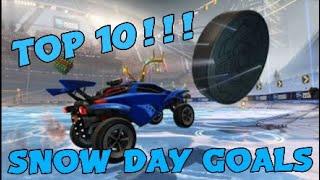 TOP 10 SNOW DAY GOALS (June 2020) - Rocket League