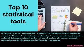 Top 10 statistical tools for business development