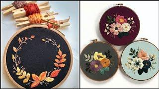 TOP 10 CREATIVE & TRENDY FLOWER HAND EMBROIDERY DESIGNS - EASY TRICKS