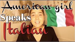 MY FIRST VIDEO SPEAKING ITALIAN | IL MIO PRIMO VIDEO IN ITALIANO (with english subtitles)