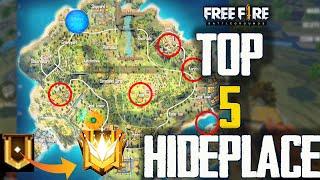 [4K]TOP 5 HIDE PLACE [YOU NEVER SEE]|| FREE FIRE BEST HIDE PLACE || RUN GAMING TAMILl#ROADTO1MILLION