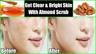 Get Fair & Clear Skin In Just 3 Days|Skin Whitening Homemade Scrub For Face & Body|100%Result