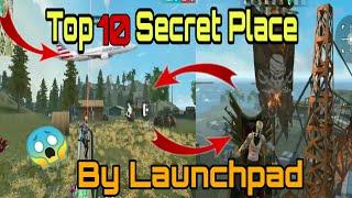 Top 10 Secret place By Launchpad in Gareena  Free Fire