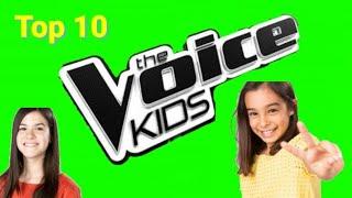 Top 10 melhores 5° dia de audições (The voice kids brasil)