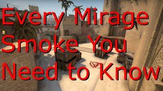 Every Useful Mirage Smoke - CS:GO Map Knowledge #1