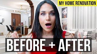INTERIOR DESIGN | Living Room & Dining Room BEFORE + AFTER TRANSFORMATION | My Home Tour part 1