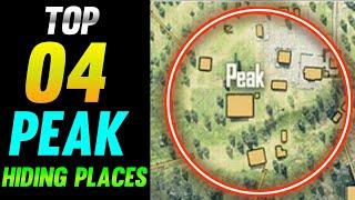 PEAK HIDDEN PLACE IN FREE FIRE ! TOP 4 HIDING PLACE IN BERMUDA MAP ! RANK PUSH TIPS ! Game Knowledge