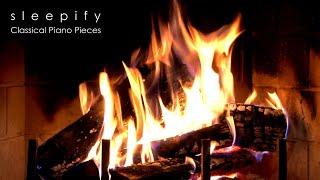 Classical Piano Music with Fireplace 24/7