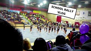 MY FIRST SCHOOL VLOG AND RALLY EVENT GAME!!