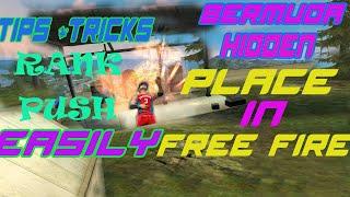 PEAK HIDDEN PLACE IN FREE FIRE ! TOP 1 HIDE PLACE IN BERMUDA MAP ! RANK PUSH TIPS ! Gaming Stories