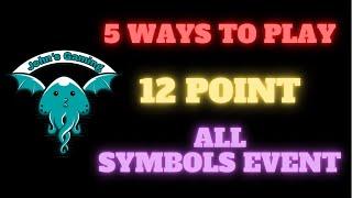 5 x Sequences for Coin Masters 12 Point All Symbols Event