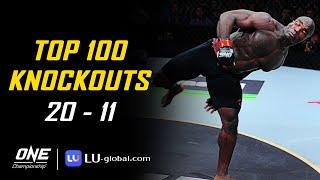 ONE Championship's Top 100 Knockouts | 20 - 11