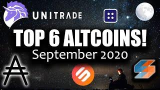 TOP 6 SEPTEMBER ALTCOIN PICKS!!! (Huge Profits Last Month)