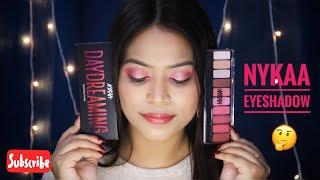 New Nykaa Eyes On Me..!! 10 in 1 Eyeshadow DAYDREAMING Review & Swatches with Demo || Love manisha