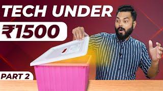 Top 5 Best Tech Gadgets Under Rs.1500 | Part 2 ⚡ September 2021