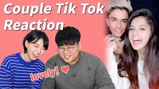 Indian Best Couple Tik Tok Reaction by Koreans | Relationship Goals | Musically Couple