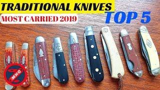 Dirty Steel, My Top 5 Most Carried Traditional Pocket Knives 2019