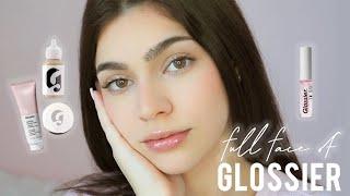 Full Face Using ONLY Glossier Products & First Impressions