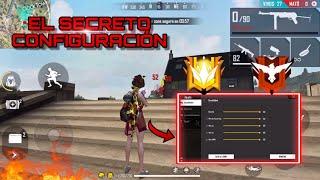 EL VERDADERO SECRETO de la CONFIGURACIÓN para PODER SUBIR MIRA en FREE FIRE SIN APUNTAR