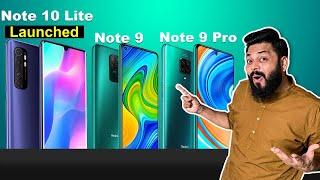 Redmi Note 9, Note 9 Pro & Mi Note 10 Lite Launched ⚡⚡⚡ India Launch, Price जानिये सबकुछ