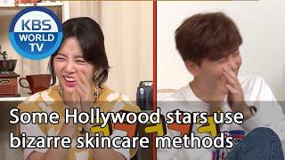 Some Hollywood stars use bizarre skincare methods [Problem Child in House/ ENG/ 2020.10.16]