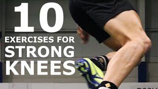 10 Knee/Leg Strengthening Exercises | At Home Workout For Building Strong Leg Muscles