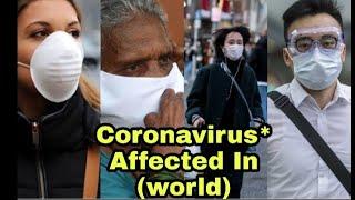 Top 10 Most Affected Country's (Coronavirus)