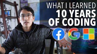 Top lessons from 10 years of coding (as a software engineer)