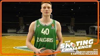 Shooting Challenge: Marius Grigonis & Arturas Milaknis, Zalgiris Kaunas