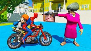 Scary Teacher 3d - Spiderman with Nick vs Miss'T Couple Prank  - Game Animation