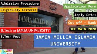 Jamia Admission 2020, Jamia form 2020, JMI Form 2020, Jamia Millia Islamia University,JMI University