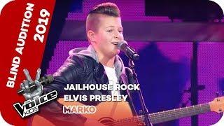 Elvis Presley - Jailhouse Rock (Marko) | Blind Auditions | The Voice Kids 2019 | SAT.1