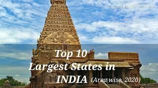 Top 10 Largest States in INDIA | Area wise (2020)