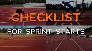 Sprint Starts - Top 10 most important points to remember