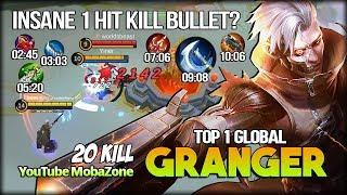 1 Hit Kill Nightmare Bullet? YouTube MobaZone Top 1 Global Granger - Mobile Legends