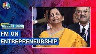 Budget 2020: Entrepreneurship Has Always Been India's Strength, Says Nirmala Sitharaman