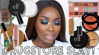 BEST DRUGSTORE BEGINNER MAKEUP TUTORIAL FOR DARK SKIN | Mena Adubea