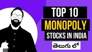 Top 10 monopoly Stocks in India in Telugu (2021)