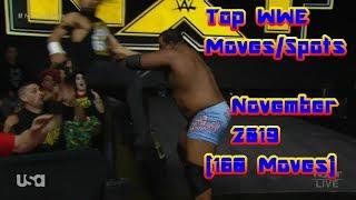 Top WWE Moves/Spots of November 2019 (160 Moves)