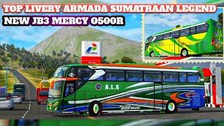 SHARE TOP LIVERY BUSSID 2020 ALS & FAMILY RAYA ARMADA LEGEND SUMTRAAN JB3 MERCY O500R STROBO CANTIK