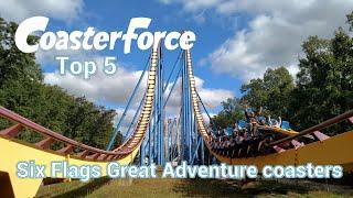 Top 5 Six Flags Great Adventure coasters