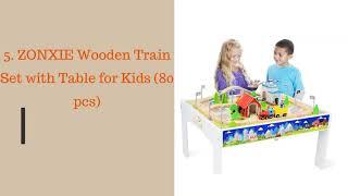 Top 10 Best Wooden Train Table Sets Reviews