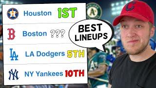 Reacting To MLB's TOP 10 BEST Lineups 2020