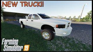 Farming Simulator 19 - BUYING A MINT CONDITION DIESEL TRUCK FROM A LOCAL!  - COUPLE FARMING